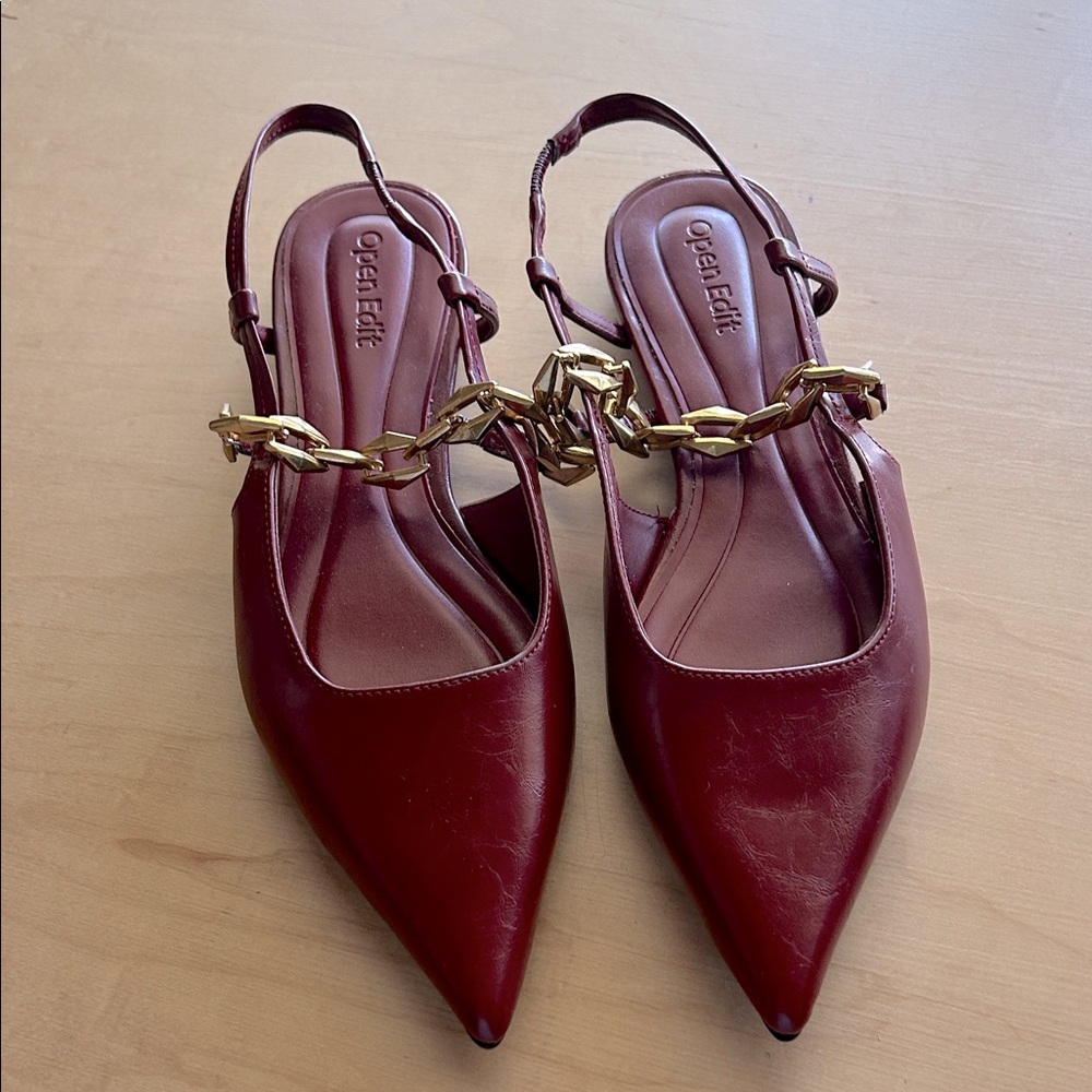 Womens sling back shoes